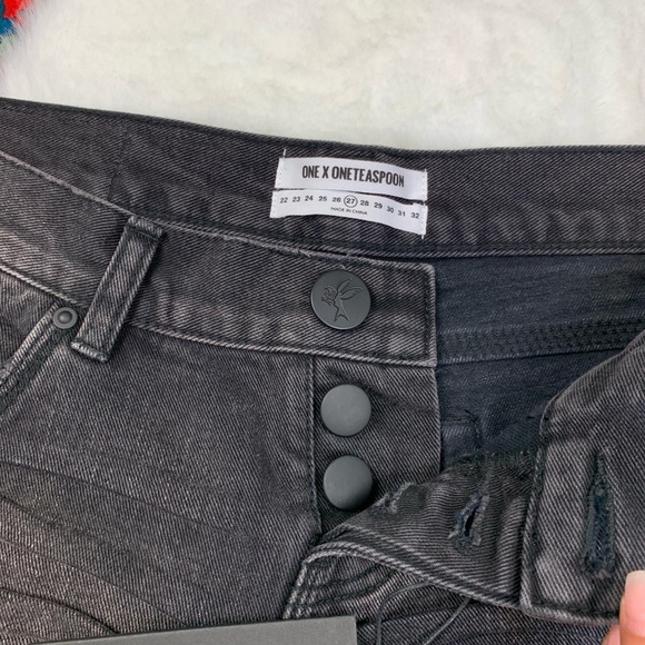 One X One Teaspoon Double Bass Bonitas Jean Shorts - Picture 6 of 7